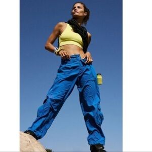 Free People Movement Mesmerize Me Pant in Blue Flame